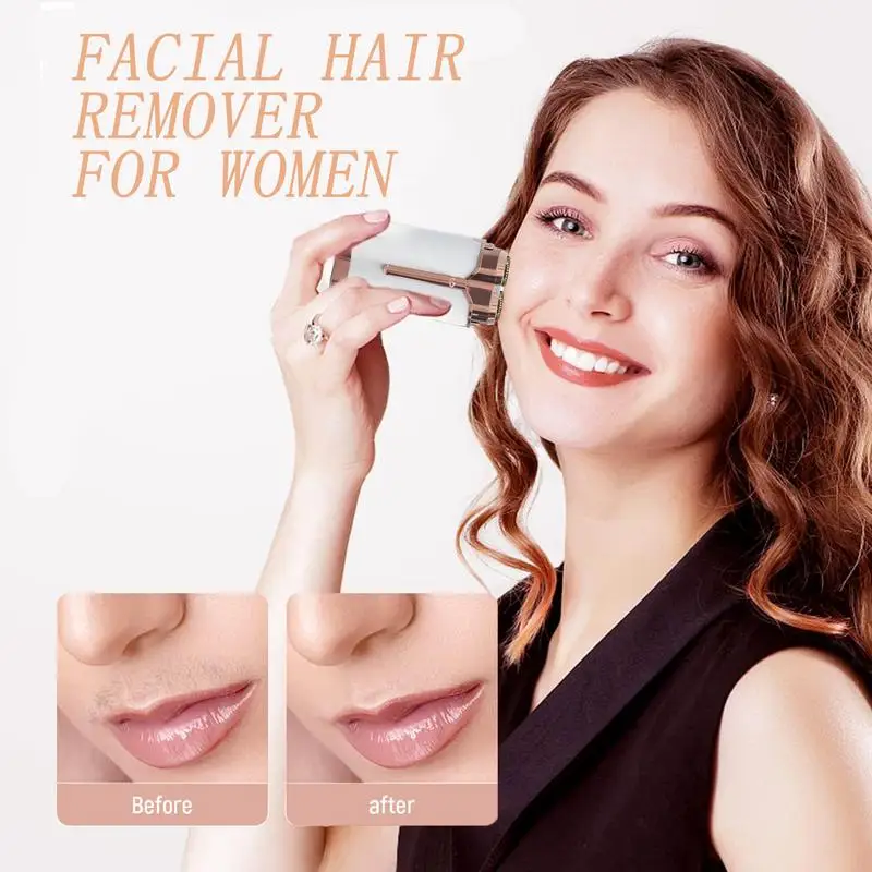 Бритва Женская электрическая для удаления волос на лице