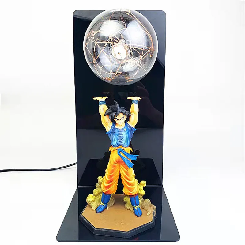 Anime Dragon Ball Z Ultra Instinct Son Goku Action Figures DIY Lamp DBZ Strength Bombs LED Bedroom Decorative Toys images - 6