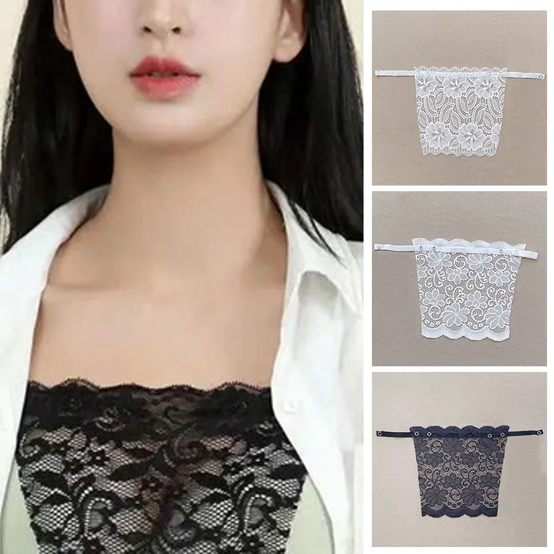 Summer Women's Thin Section One Size One Piece Lace Anti-glare Sticker Neckline Artifact Bottoming Tube Top