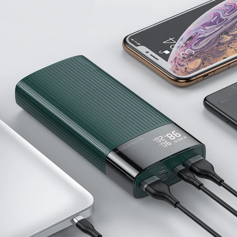 

Пауэрбанк, 20000 мАч, QC PD 3,0, быстрая зарядка, 20000 мАч, USB, Внешнее зарядное устройство для Xiaomi Mi 10 9
