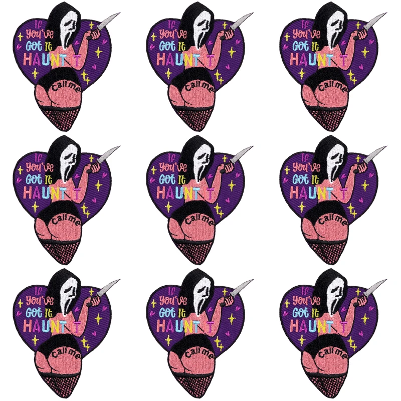 

10 pcs/lot Wholesale Embroidery Patch Iron On Patches For Clothing Thermoadhesive Patches On Clothes Decor Applique Sew Supplies