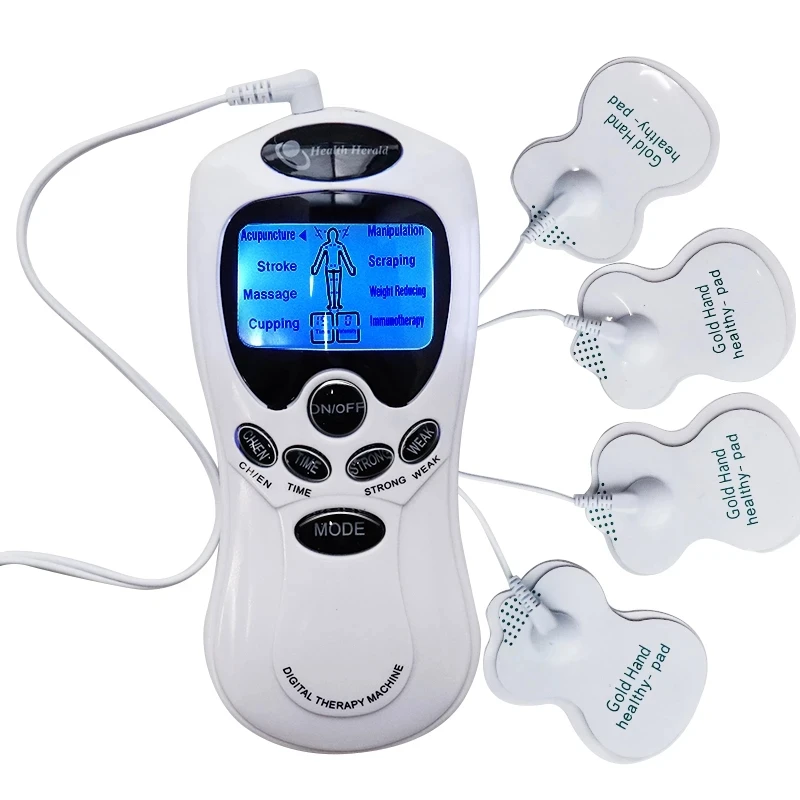 

Tens Muscle Relax Stimulator Digital Electronic Body Slimming Pulse Massage Acupuncture Therapy Massager Physiotherapy Apparatus