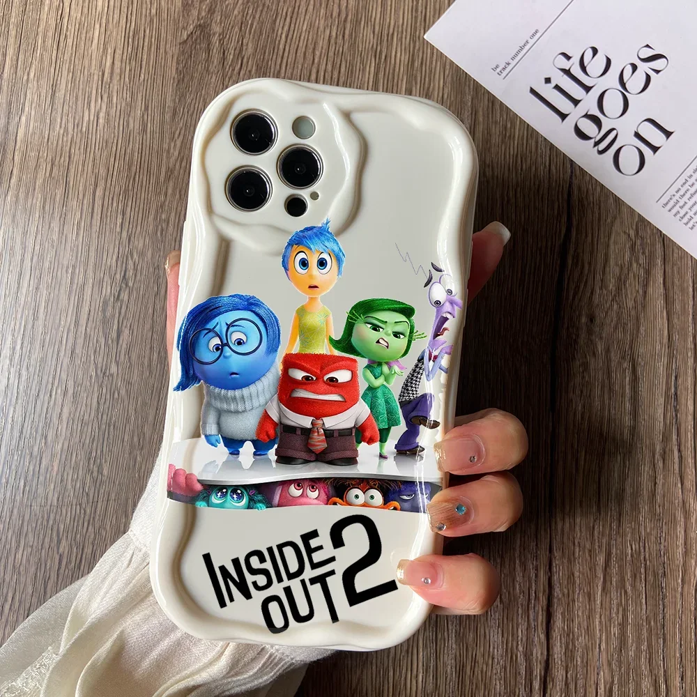 Чехол для телефона Inside Out Joy Vivo Y50 Y36 Y35 Y30 Y28 Y22 Y21 Y20 V40 V30e V27e V23 V23e S12 4G 5G 3D Creamy Wave Soft Cover