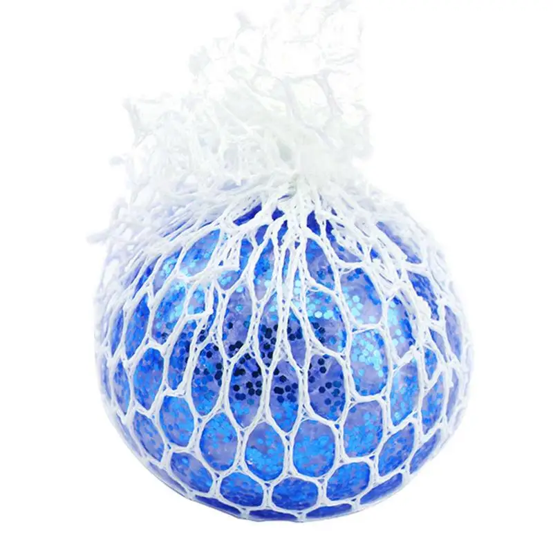 

Stress Balls For Kids Sensory Ball Colorful Squeeze Stretch Balls With Sequins Toys For Kids And Adults Increase Focus