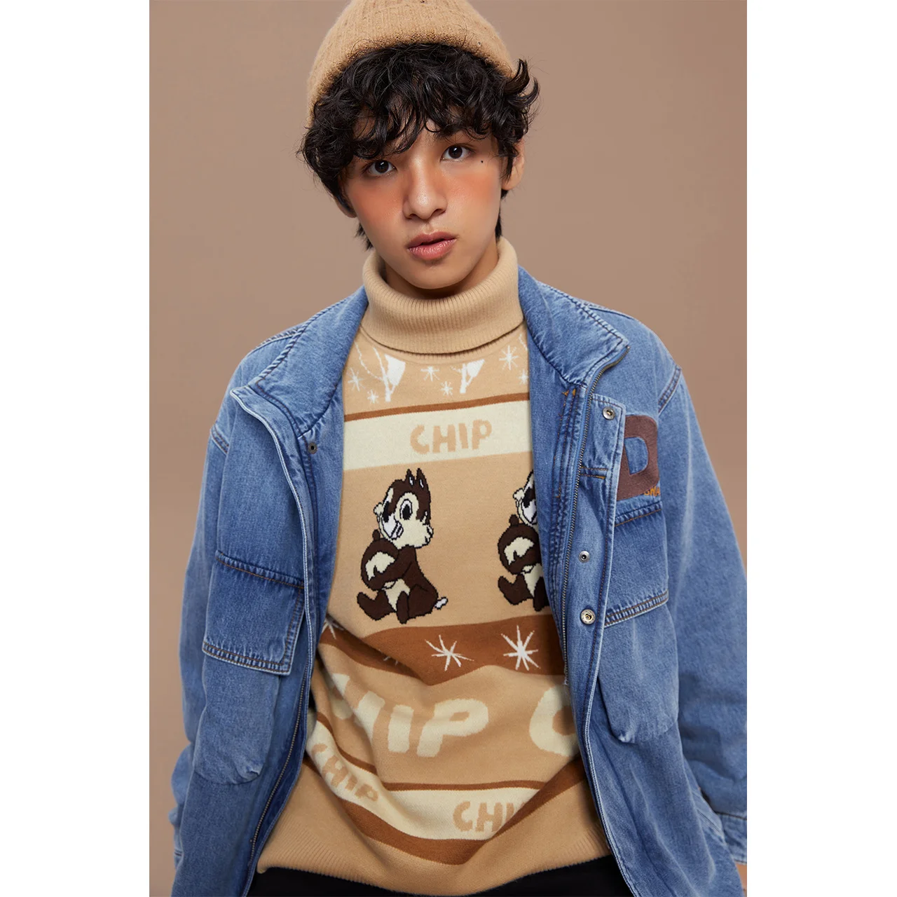 Metersbonwe Mmen's Casual Pure Cotton Woven Denim Coats Winter Casual  Cotton-Padded Jacket Male Warm Short Loose Denim Jackets