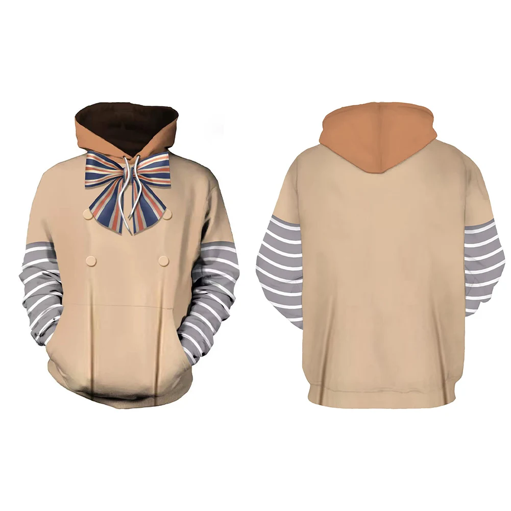 

Толстовка M3gan с капюшоном для косплея, свитшот с 3D принтом, мужская и женская Повседневная Уличная одежда, пуловер