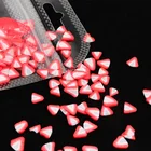 10 г, милые искусственные украшения для ногтей, зернистость клубники, слайм, акриловые красивые аксессуары