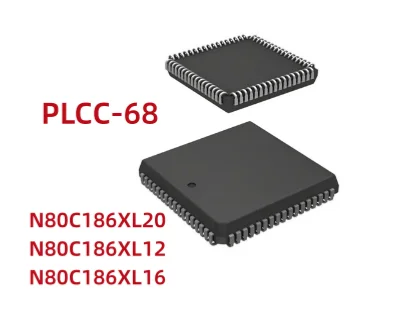 10 шт./партия, N80C186XL12 N80C186XL16 N80C186XL20 N80C186 PLCC68