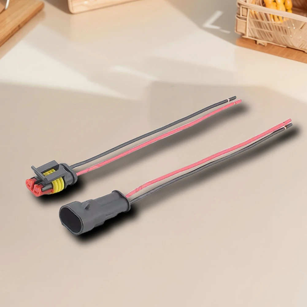 2 отверстия Водонепроницаемый Автомобильный Электрический провод разъем для