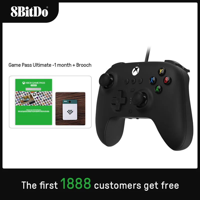 

8bitdo-Ultimate проводной контроллер для Xbox серии, S, X, Xbox One, Windows 10, 11