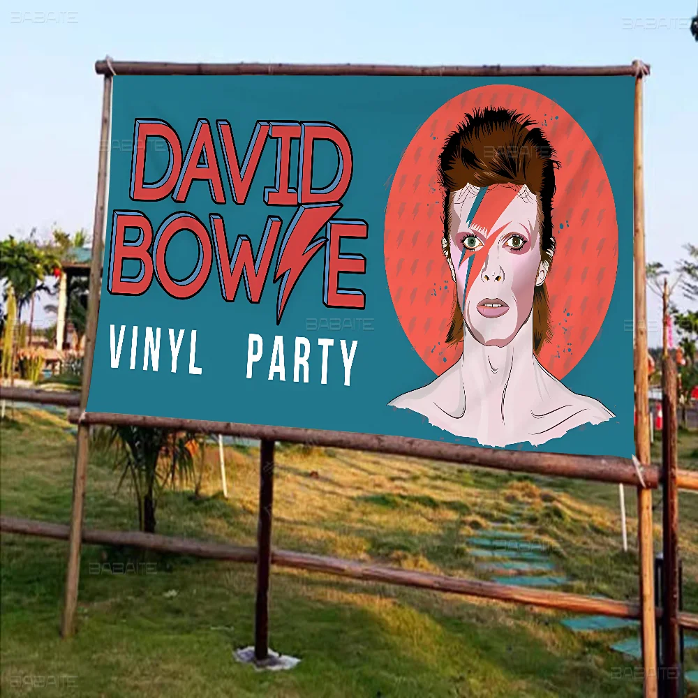 D-David B-Bowie мультяшный флаг настенный подвесной баннер украшение для дома
