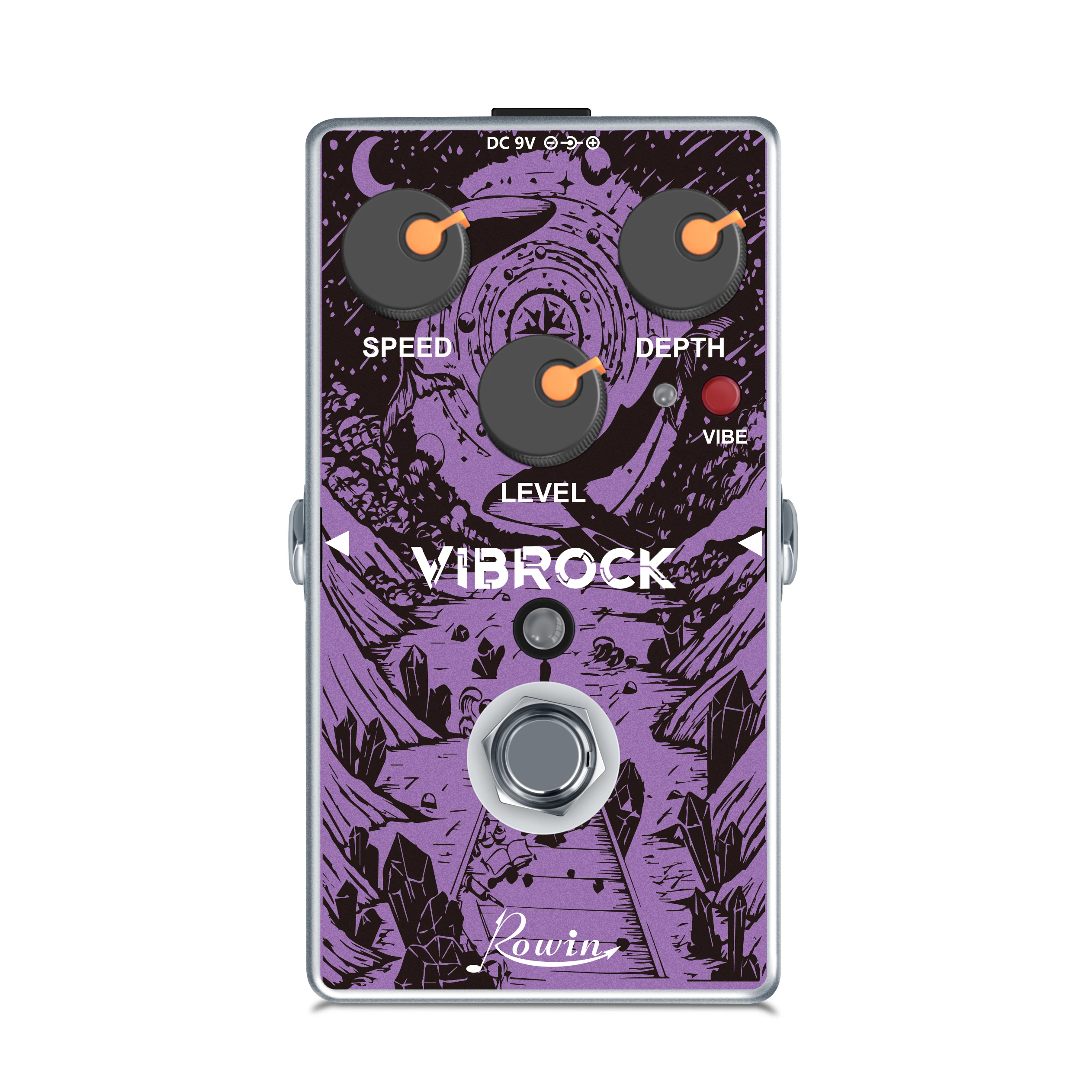 Rowin Guitar Multi-Effect Pedal Vibrock This store has closed.Please buy at my new store,keytarsmusic.aliexpress.com.RE-02 enlarge