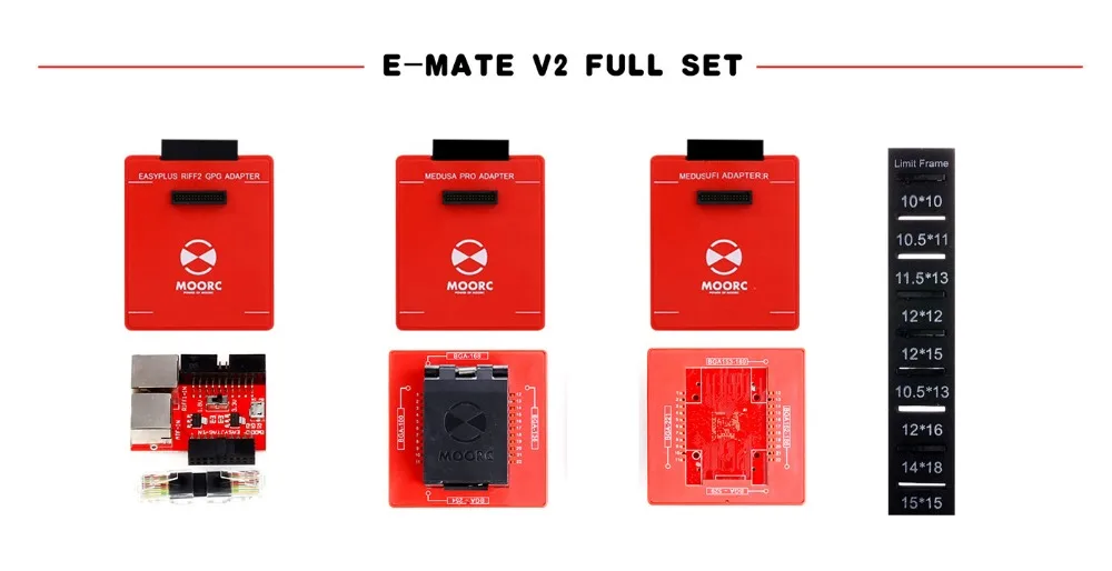 Фото Gsmjustoncct E-MATE V2 emate box / emate 13 в 1 / emate v2 version Emate box pro, простое обновление розетки 13 в 1, поддержка BGA100 №5