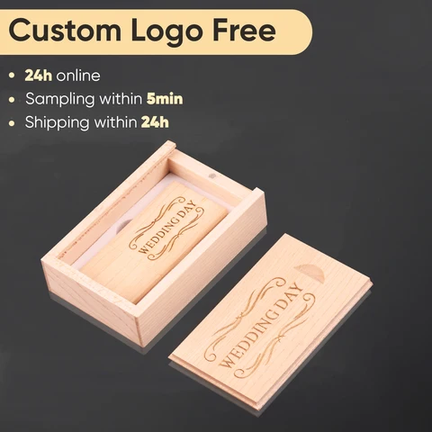 20 шт./лот, деревянные флэш-накопители USB 3.0, 128 ГБ, бесплатный логотип, 64 ГБ, деревянный флэш-накопитель с коробкой, 32 ГБ, 16 ГБ, карта памяти, бизнес-подарок, U-диск