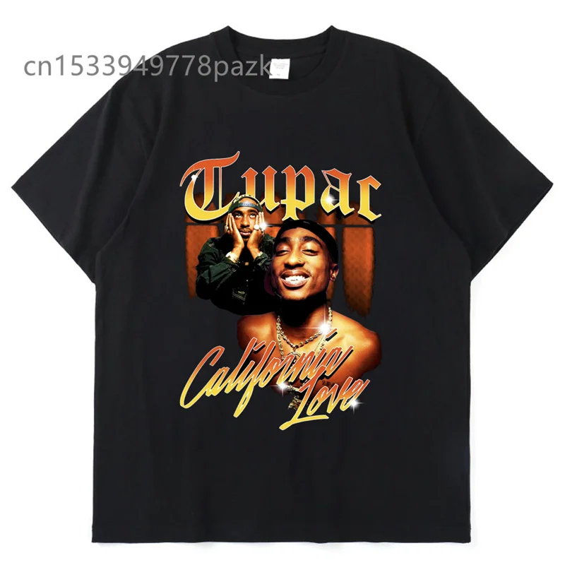 New 2pac Rap print unisex T Shirts O-Neck Short Sleeve Regular Women/Men Top Quality Hip hop TShirt Tupac black Casual T-shirts 1