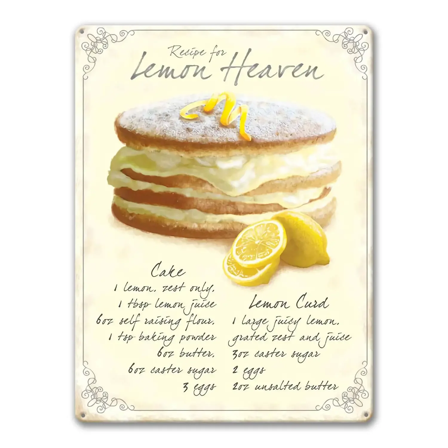 cyjny znak cytrynowy nieba blaszany w stylu vintage dekoracje ścienne wiejskim metalowe tabliczki śmieszne podwórko dom ogród artystyczna