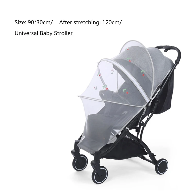 

Universal Safe Children Crib Mosquito Net Baby Pushchair Anti-bug Netting Infant Protection Mesh Stroller Accessories