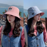 new korean version summer fisherman hat womens mens bucket hat double sided warm winter sun fishing hat sunshade wild pot hats
