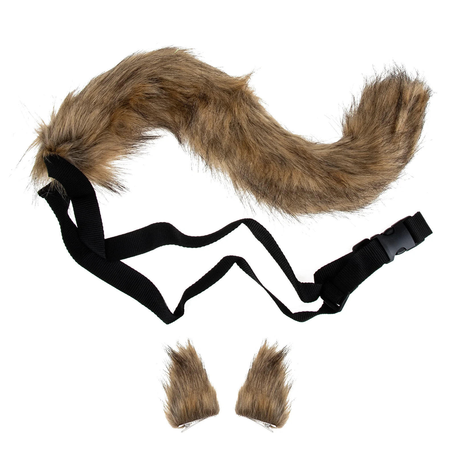 

Halloween Cosplay Party Accessory Decorative Furry Tail Supply Plug Ears Polyester Wear-resistant Costume Outfits