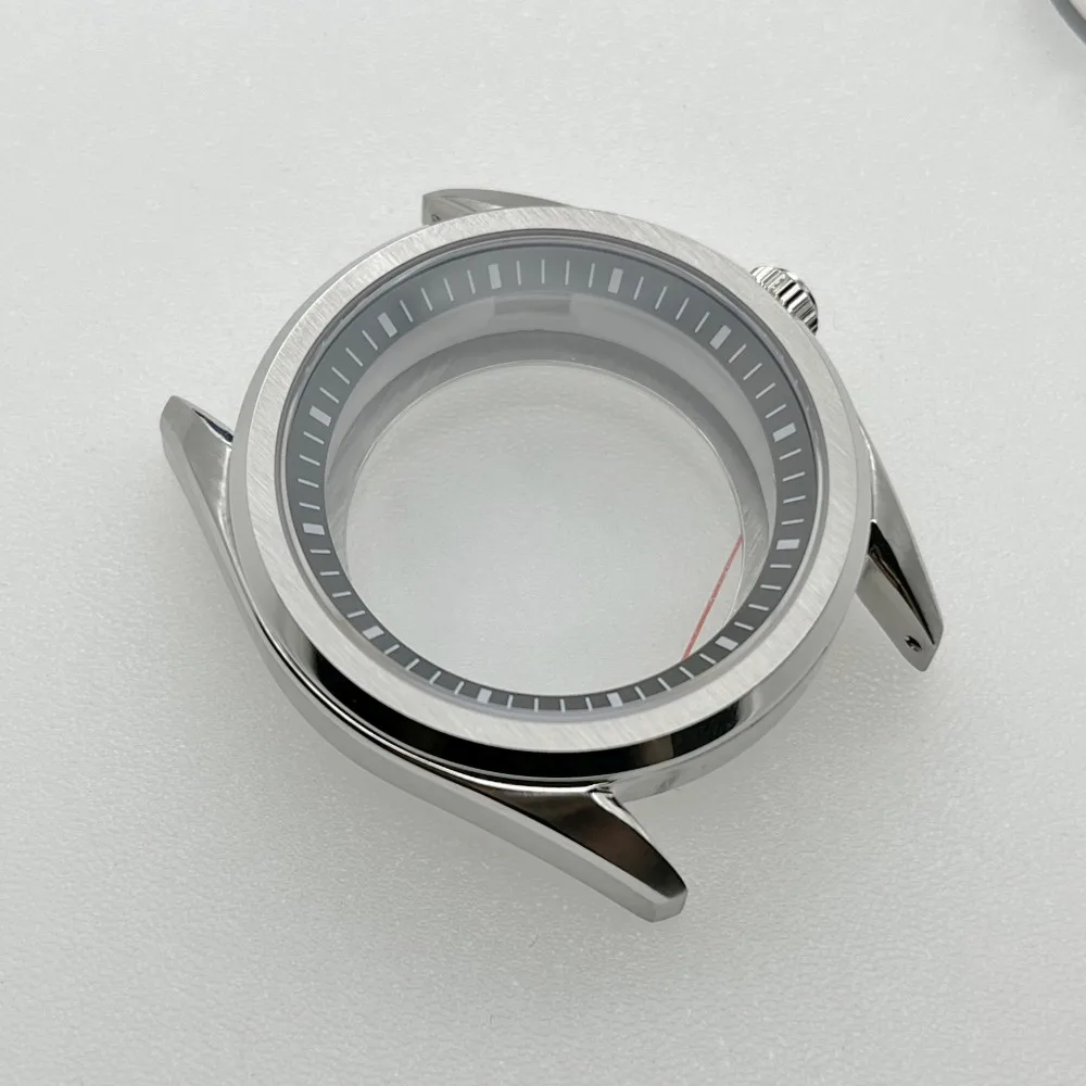 41mm Sapphire Glass Watch Case for NH35 GS NH36 Movement Modified Stainless Steel Cases Diving Watches Accessories