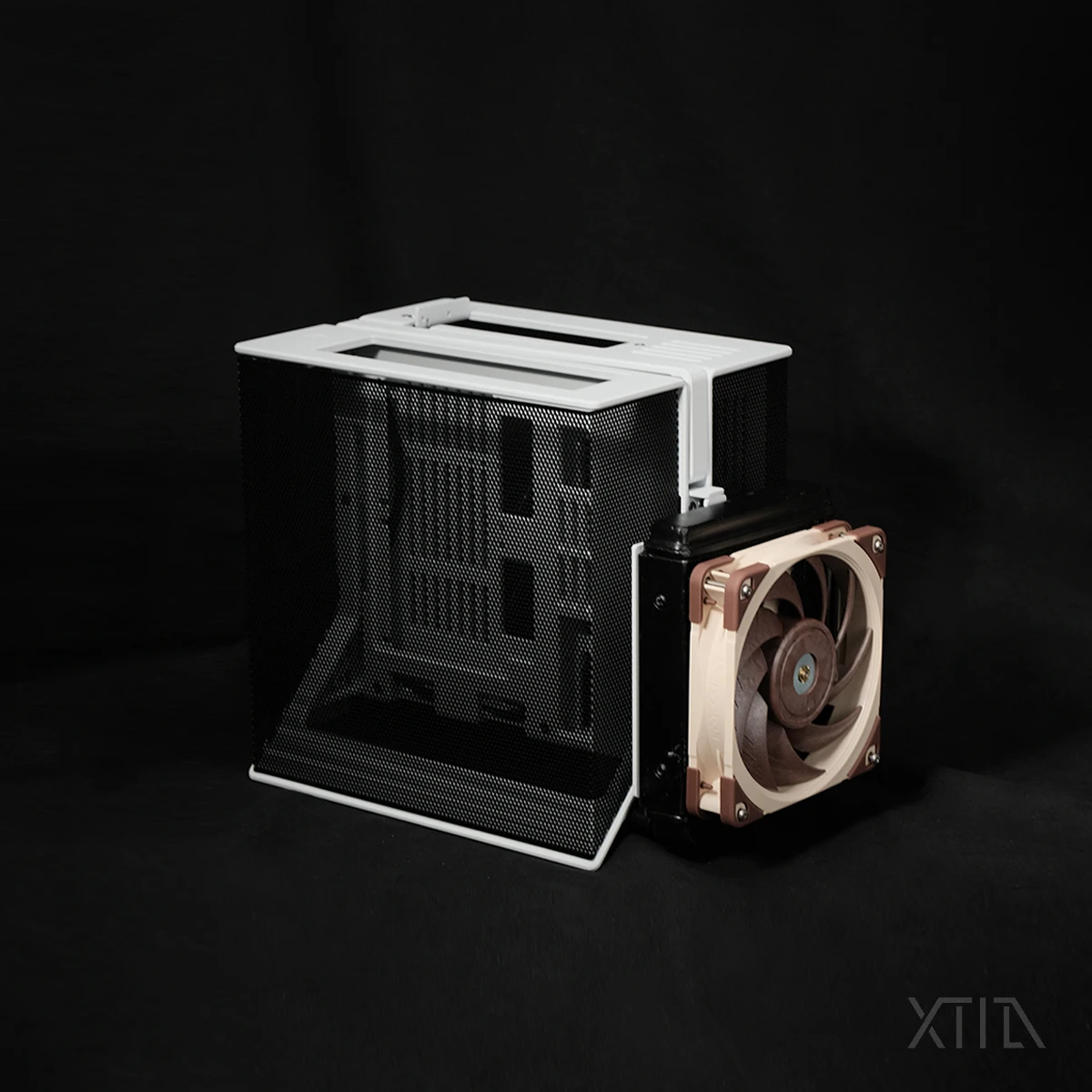 Новинка 2022 [xproto Mini] xtia itx 1U core display полностью алюминиевый вертикальный портативный