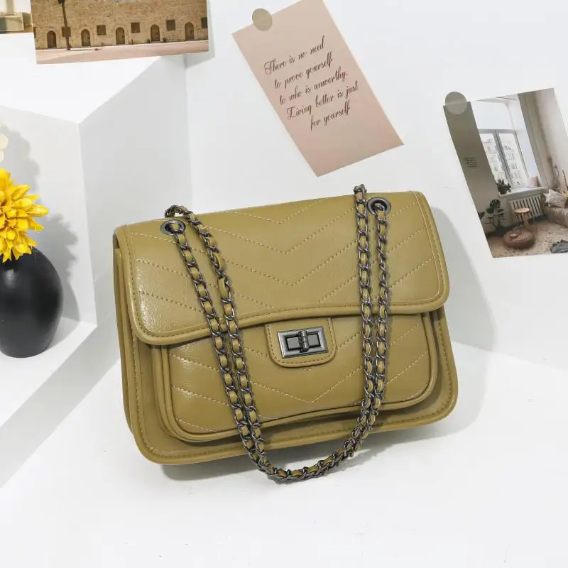 

New simple, fashionable, high class, western-style, versatile chain bag, light fragrance, cross body shoulder bag