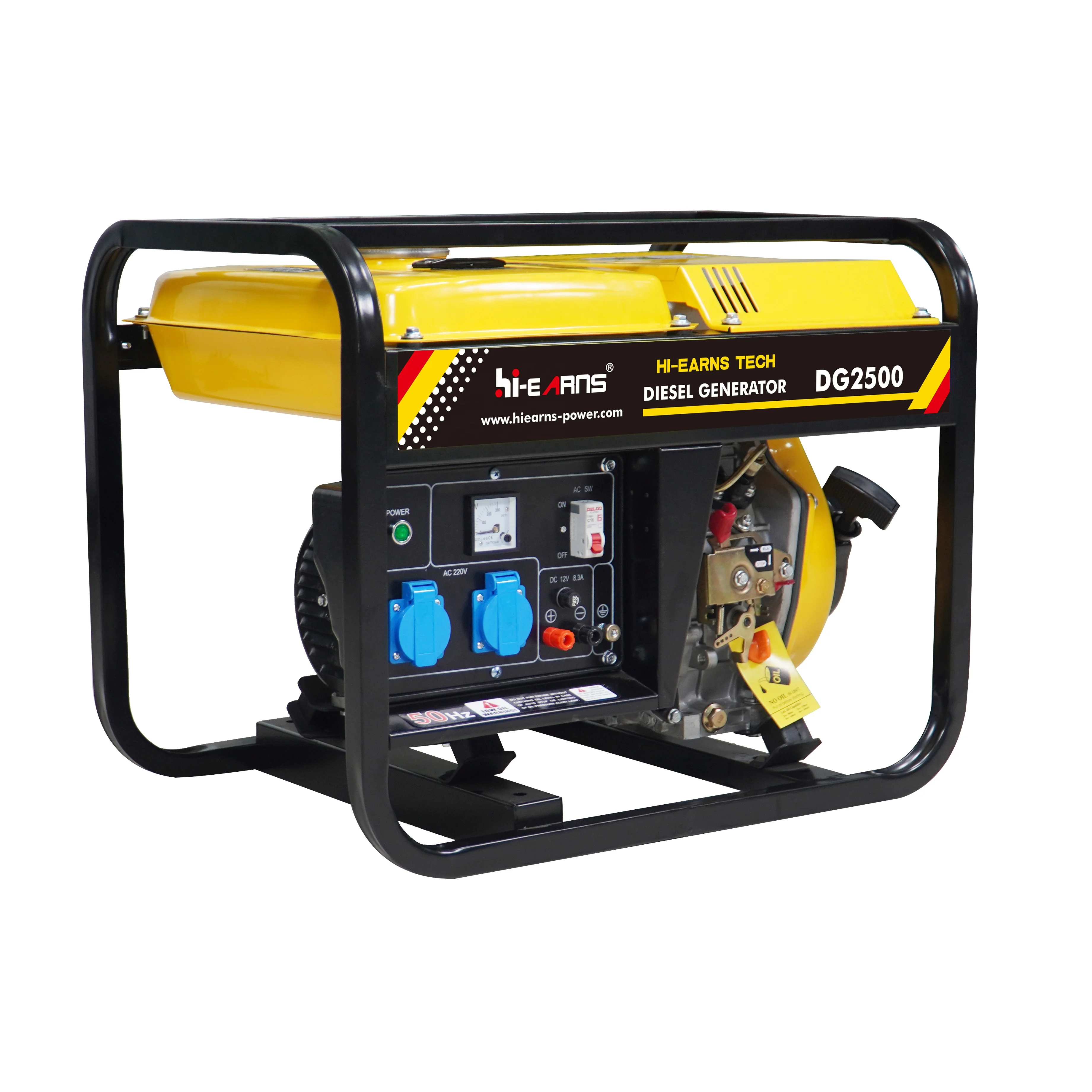 Omega DG2500 2 кВА перезаряжаемый генератор 220 В 1 5 кВт 3 die-sel открытого типа двигатель