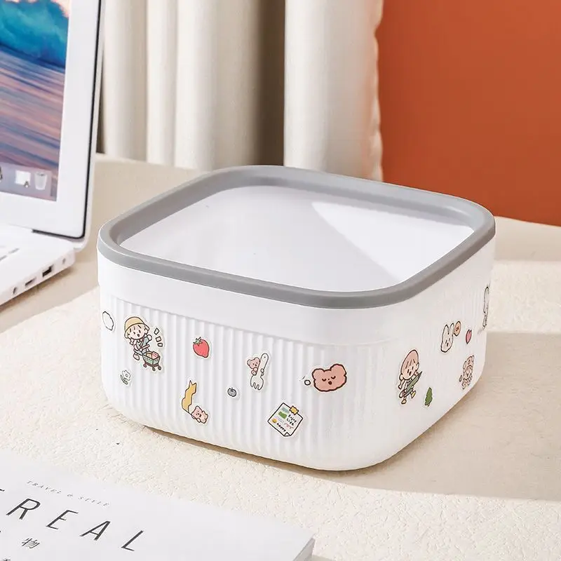 

Desktop Trash Can Mini Cute Storage Bin Makeup Table Storage Bin Creative Home Bedroom Storage Box Paper Basket Can