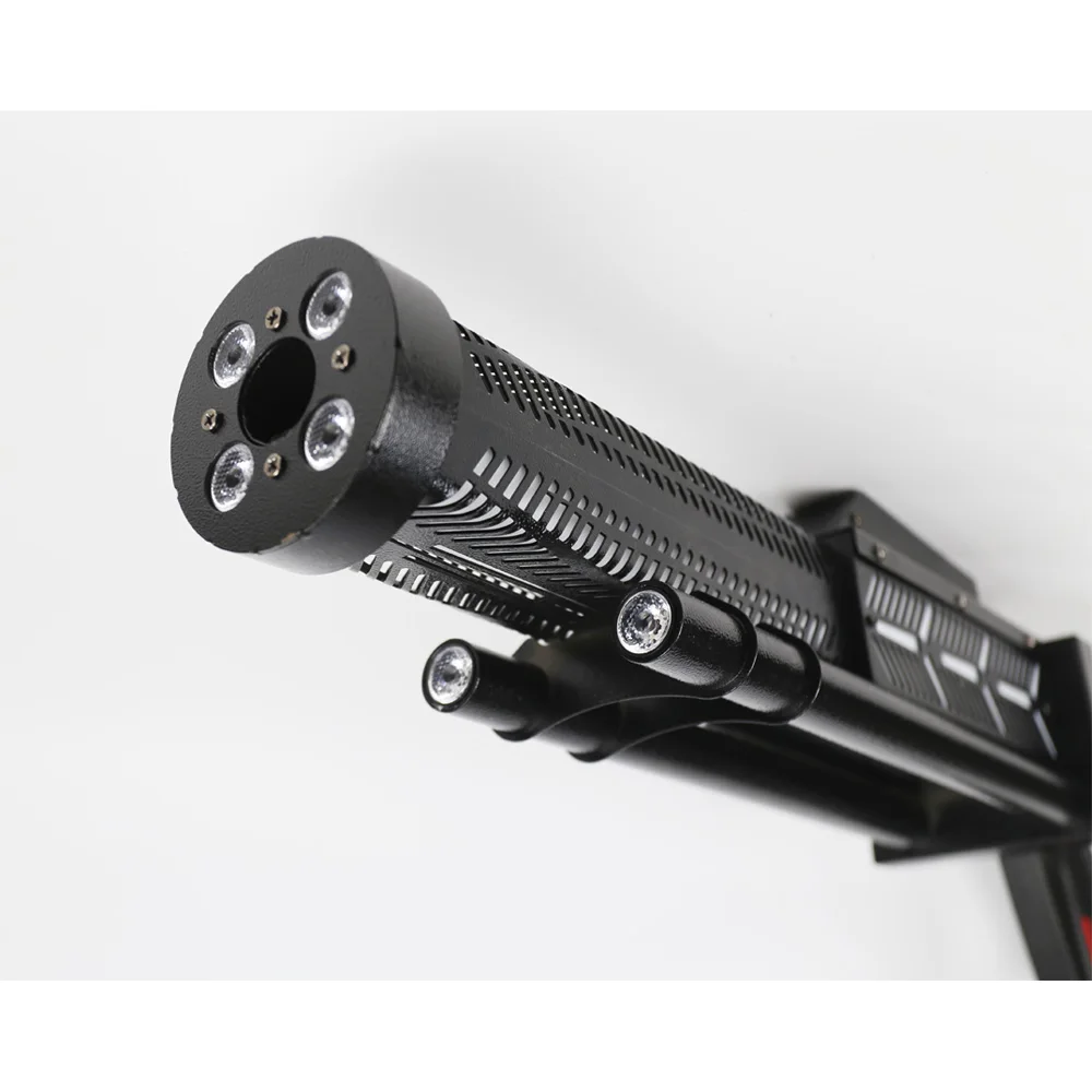 RGB Led Co2 Air Column Gun CO2 Ручной атмосферный пистолет Atmosphere Props Dry Ice Jet Bar Dj Fog Spray Cannon Machine