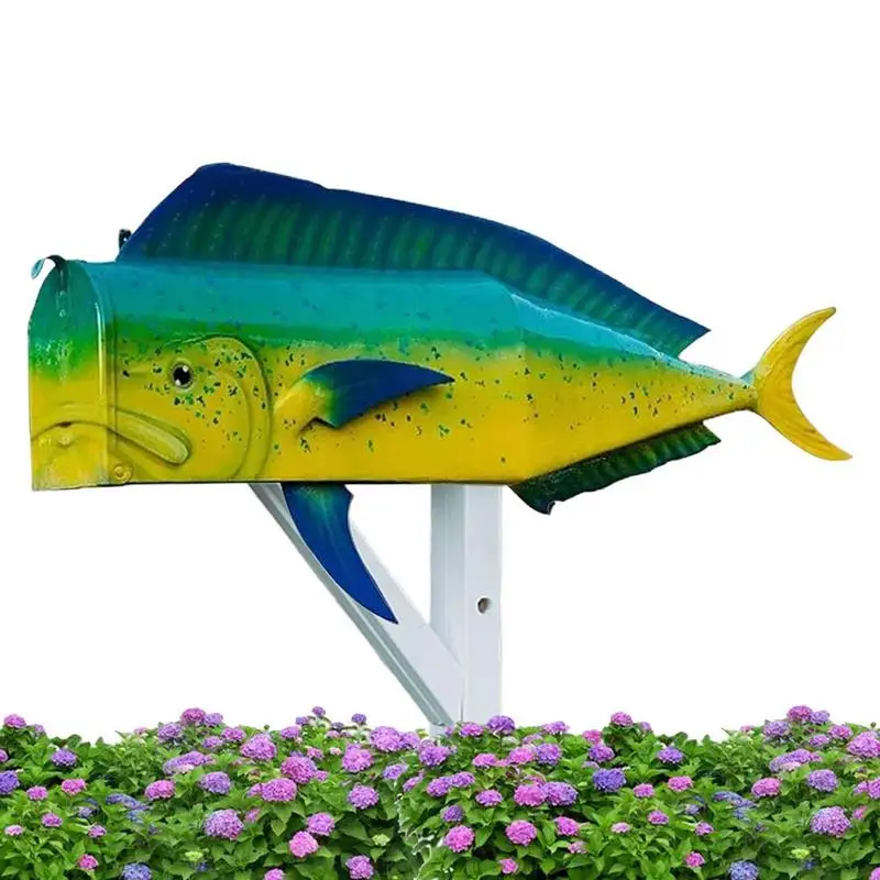 

Металлический почтовый ящик в виде рыбы, дельфин, почтовый ящик, новинка, почтовые ящики для дома, красочные рыбы для улицы, парков, садов, дома