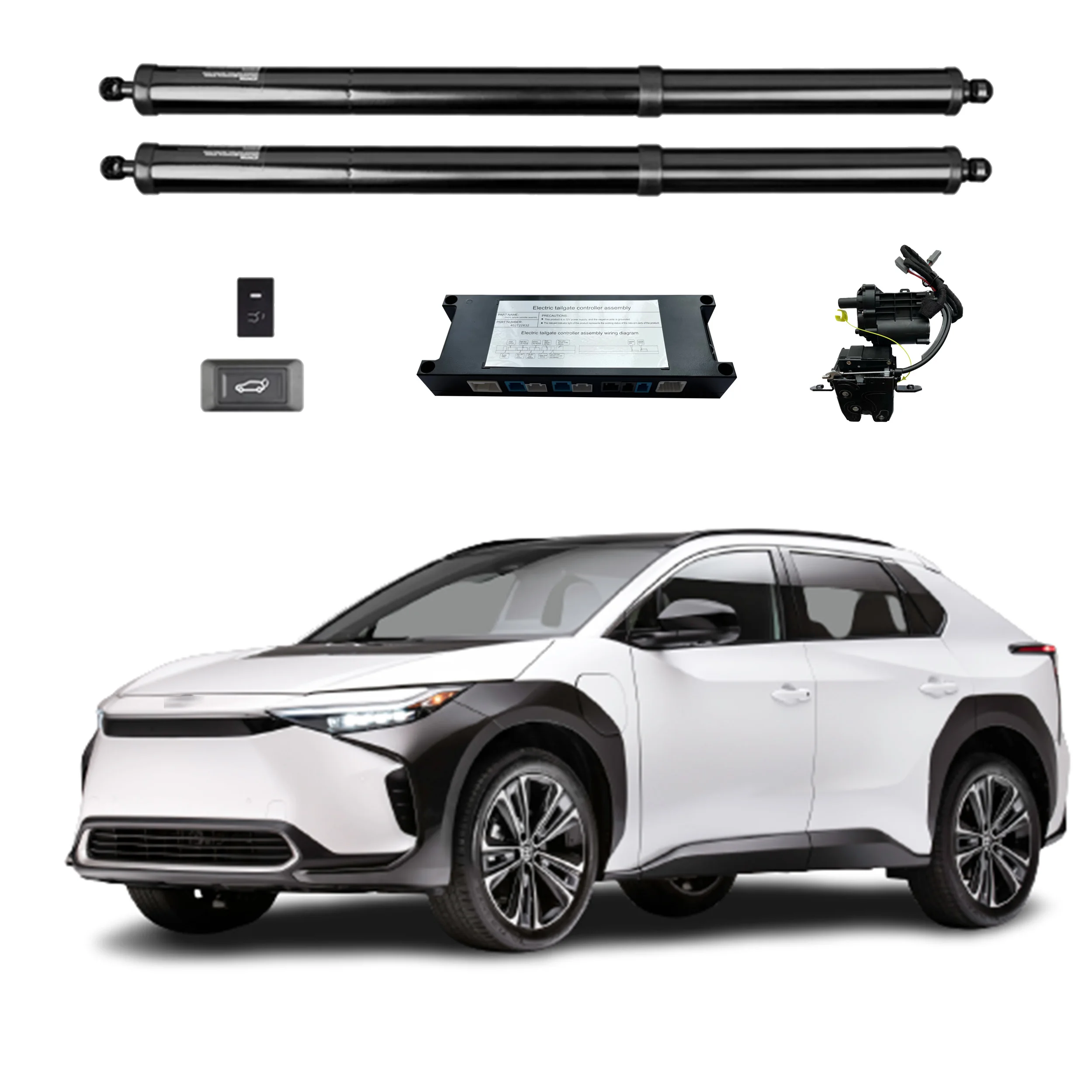 

For Toyota BZ4X 2020+ Electric Tailgate Power Liftgate Auto Trunk Rear Door Opener With Remote Control Function Jam Protection