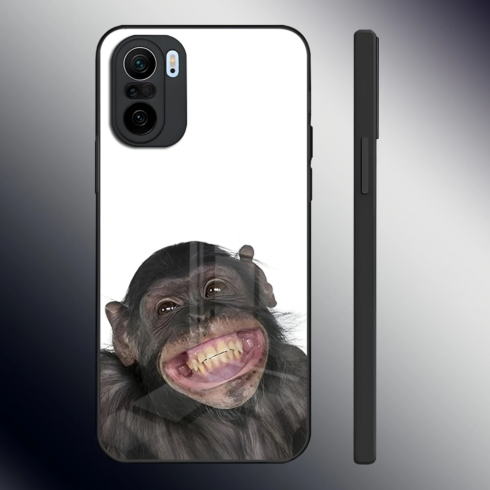 Закаленное стекло в виде обезьяны для Redmi 13 12 13c 12c Note Pro Plus 11 10 12s 11s