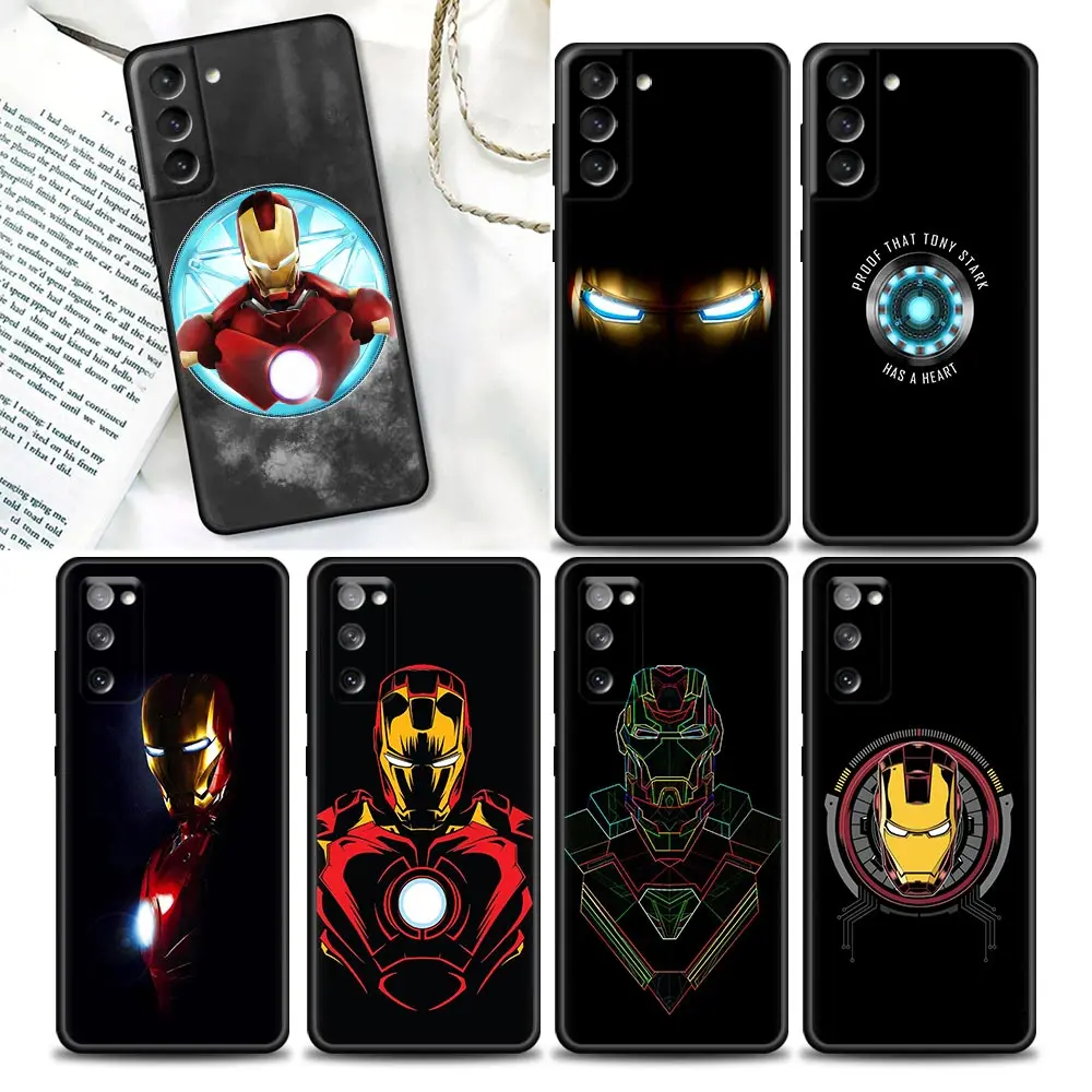 

Iron Man Marvel Phone Case for Samsung Galaxy S7 S8 S9 S10e S21 S20 Fe Plus Ultra 5G Soft Silicone Cover