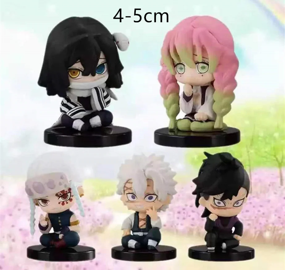 

Tanjirou Zenitsu Action Figure Demon Slayer Set Anime Figma PVC Toy Giyuu Rengoku Tengen Mitsuri Nezuko Inosuke Juguetes Doll