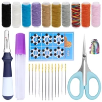 kaobuy sewing supplies kit with scissors diy craft hand quilting stitching embroidery thread sewing accessories sewing kits