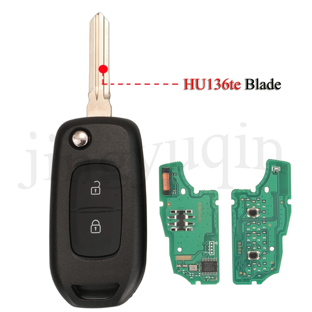 

Jingyuqin CWTWB1G767 Складной Дистанционный умный Автомобильный ключ для Renault Dacia Logan 2 II 2018 2019 2020 FSK 433 МГц 4A PCF7961M чип