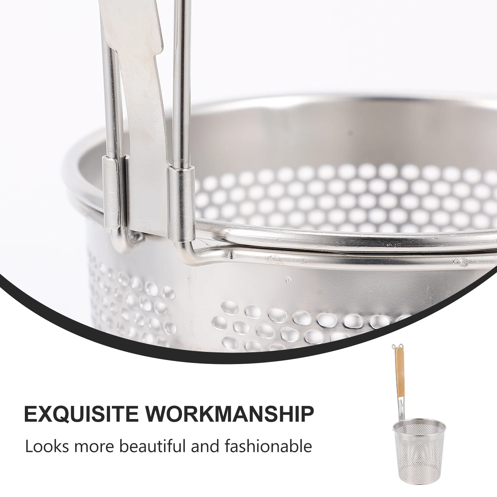 Stainless Steel Sieve Tea Containers Slotted Scoop Mesh Stra
