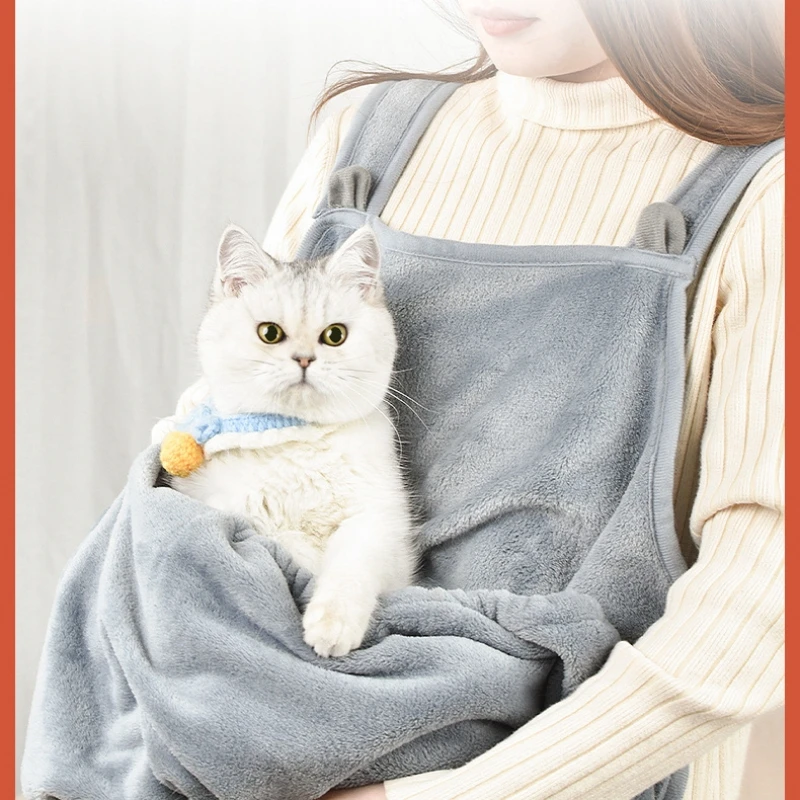 Фартук-переноска для домашних животных переносной нагрудный мешочек