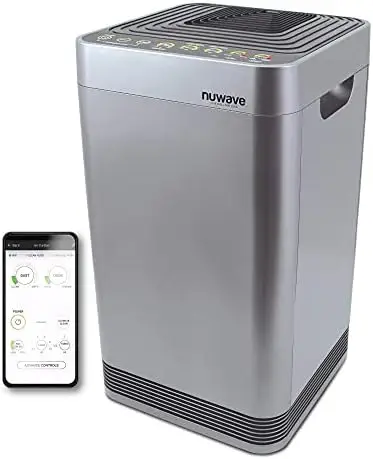 

HEPA-фильтр 47501 для очистки воздуха, 17 дБ, воздухозаборник 360 °, удаление дыма, пыльцы, 0,1 микрон