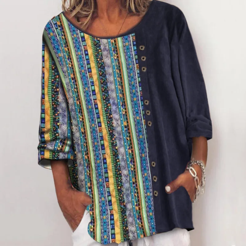 Женские Модные топы Индия Пакистан одежда рубашки средневековый Ретро богемный