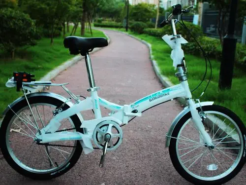 

GOGOBIKE adult portable ultra-light men and women can take small aluminum alloy 20-inch folding bicycles to work.