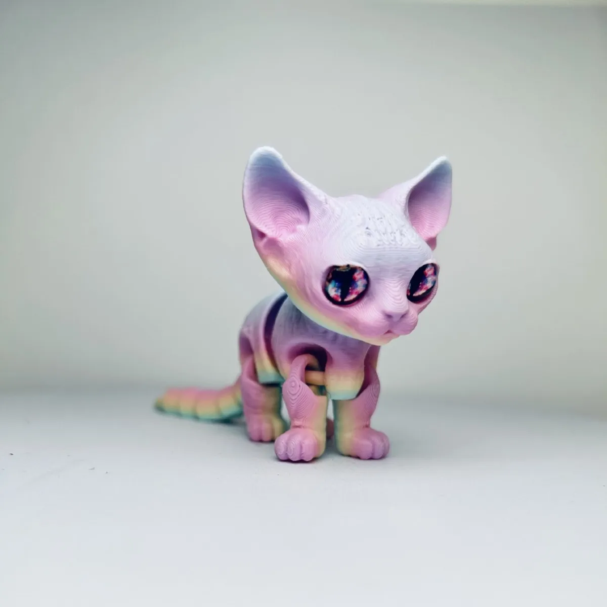

3D фигурка кота Сиамская кошка из пластика