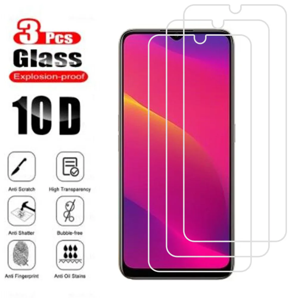 Защитное стекло для OPPO A5 A9 2020 A5s Reno Z 2 Reno3 A3s AX7 Pro F7 F9 R17 Neo RX17, 3 шт., защитная пленка для экрана
