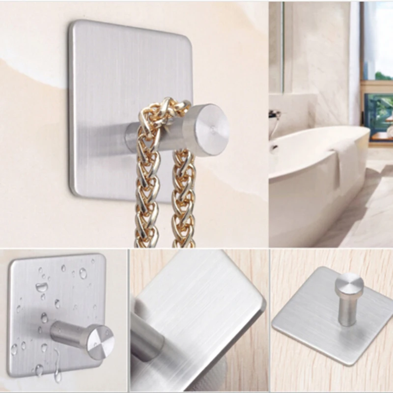 1 шт. серебристый набор аксессуаров для ванной комнаты из нержавеющей стали