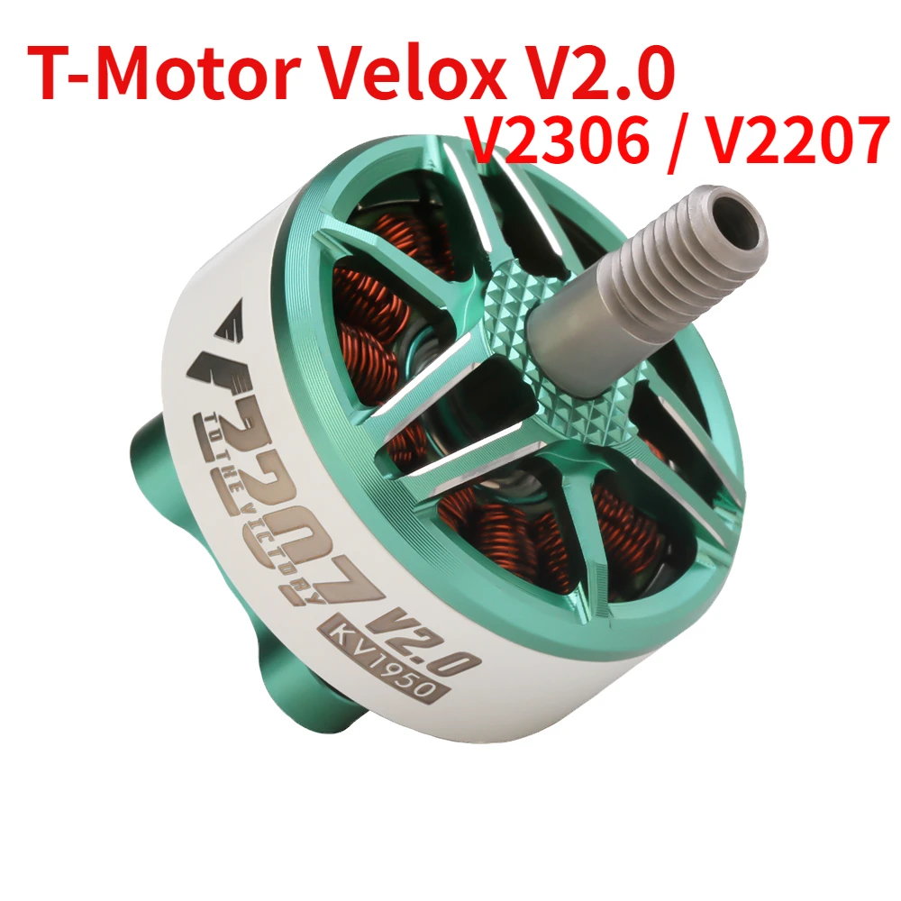 T-Motor Velox V2.0 V2306 2400KV 4S 1900KV 6S V2207 2550KV 1950KV 1750KV двигатель FPV для Racing Freestyle 5-дюймовых