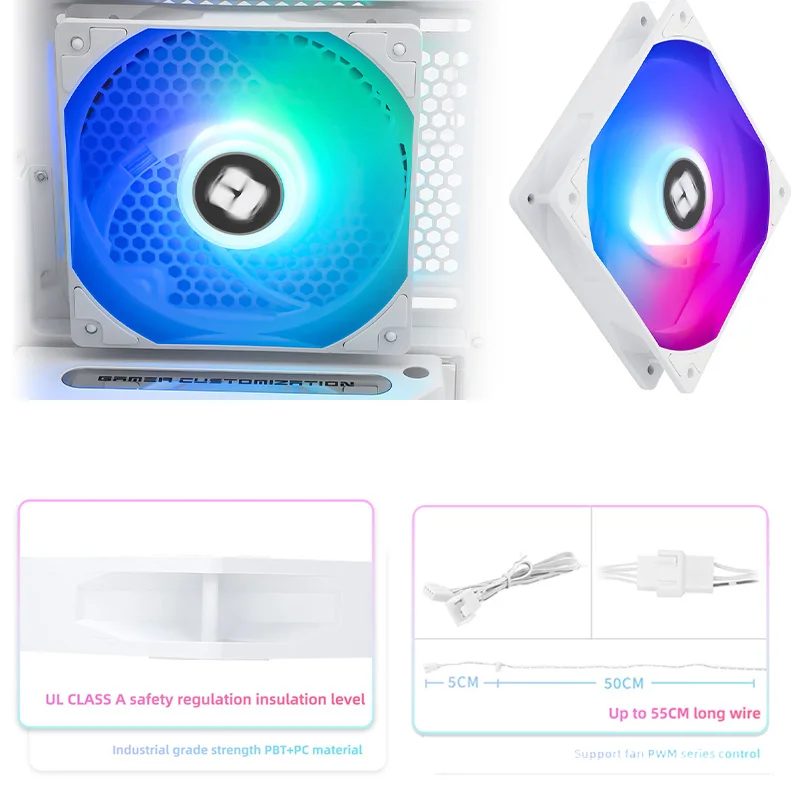 Thermalright TL-C12C Вентилятор для ПК 120 мм 5 В 3-контактный корпусной вентилятор ARGB