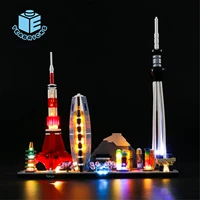 yeabricks led light kit for 21051 tokyo skyline souvenir building blocks set not include the model toys for children
