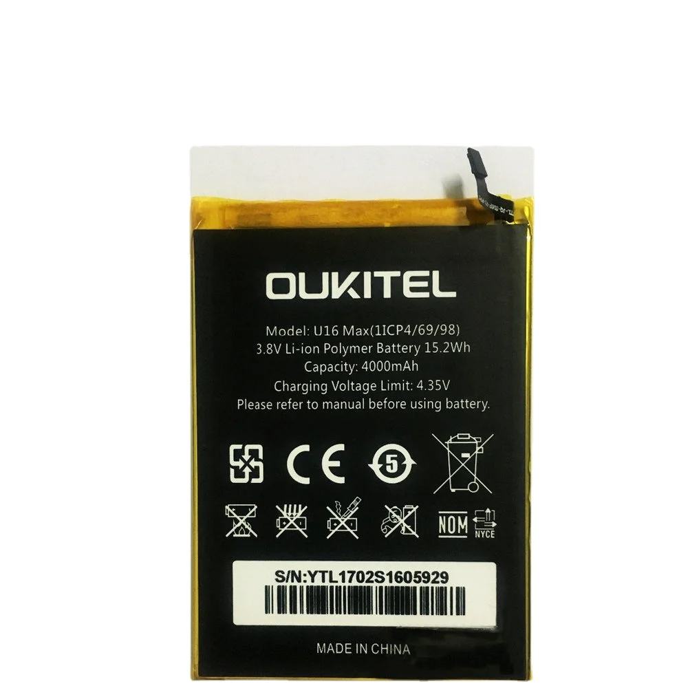 Новый аккумулятор для сотового телефона Oukitel U16Max U16 Max