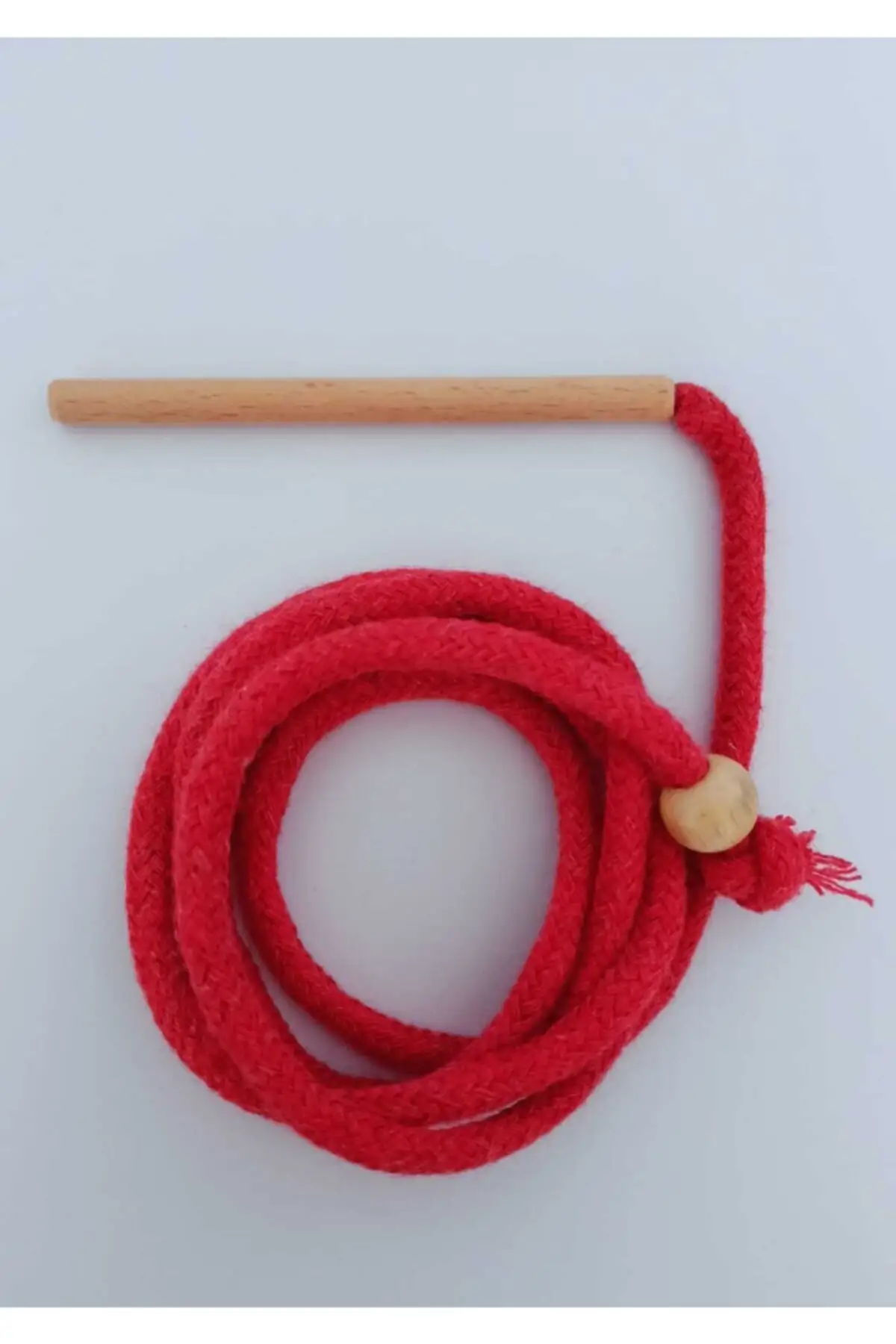 Montessori Ip WATE Spiel Boncuklu Seil Rot