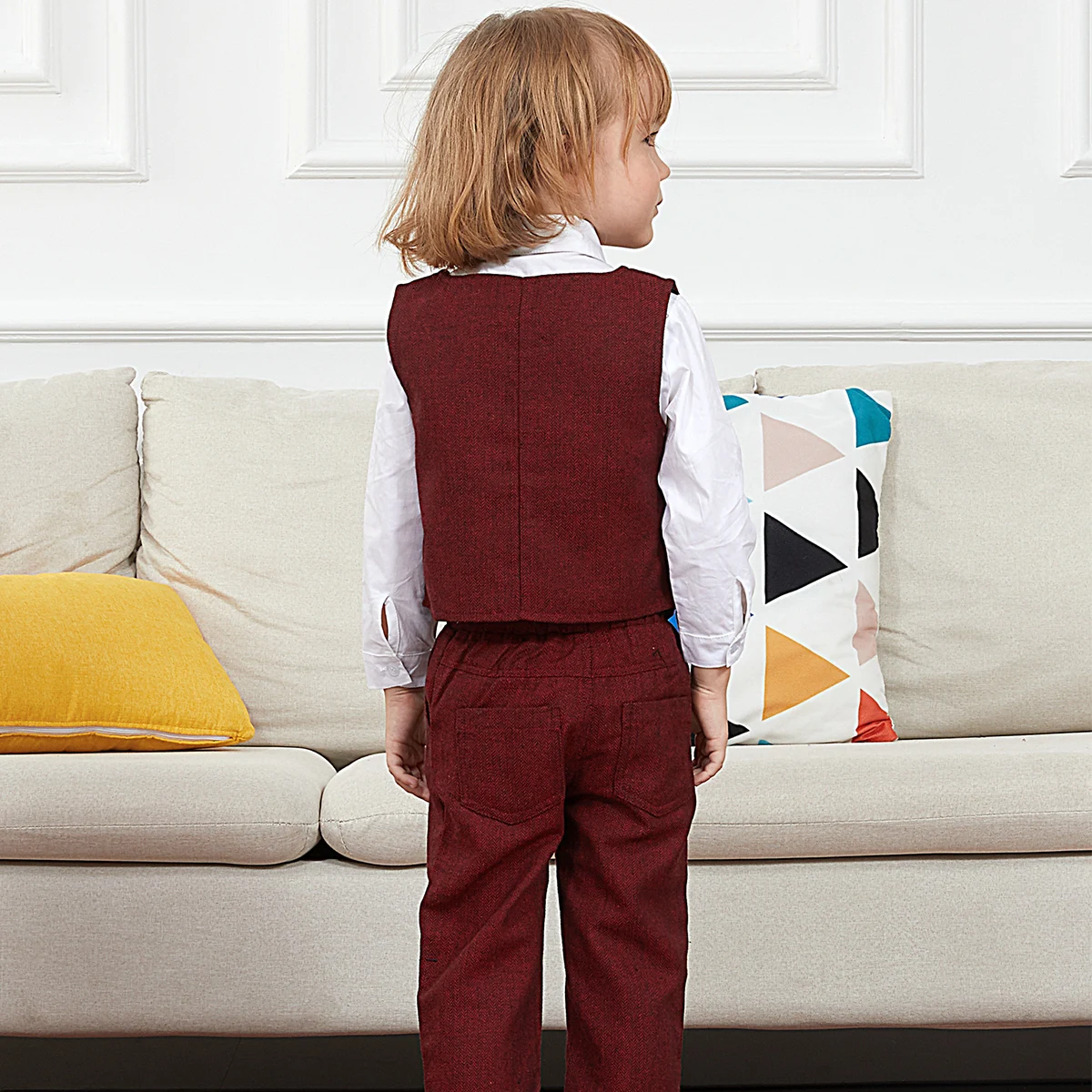 Baby Boy Baptism Suit Toddler Christmas Christening Wedding Birthday Xmas Blessing Church Outfits Infant Blazer Gift Party Forma